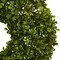 22” Boxwood Artificial Wreath UV-Resistant Plastic Greenery Front Door Decor